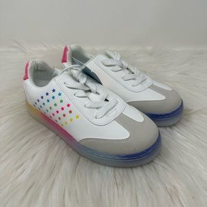 Cat & Jack Youth Girls Lace up sneakers size 5